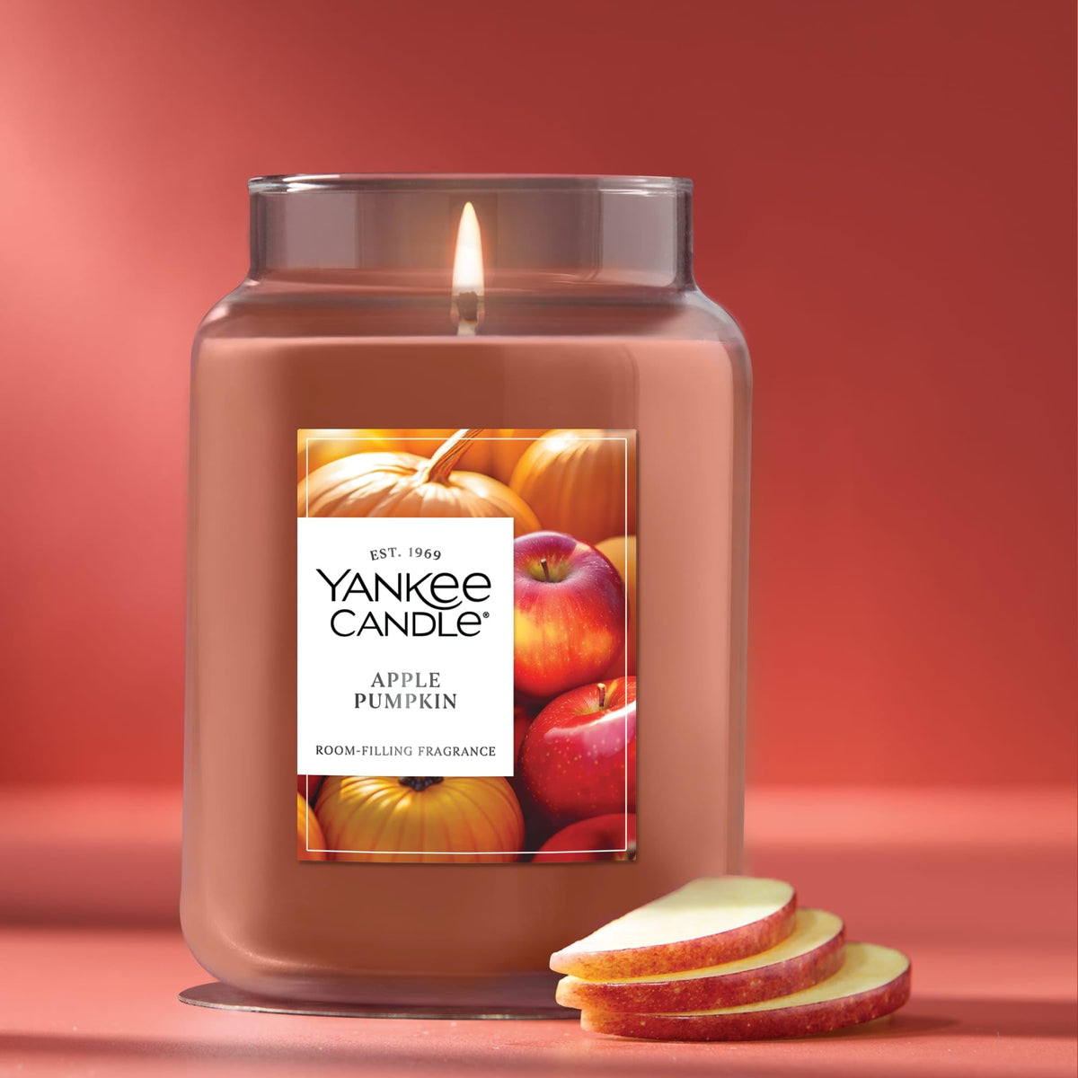 Yankee Candle Spiced Pumpkin Scented Candle, 22oz Large Jar