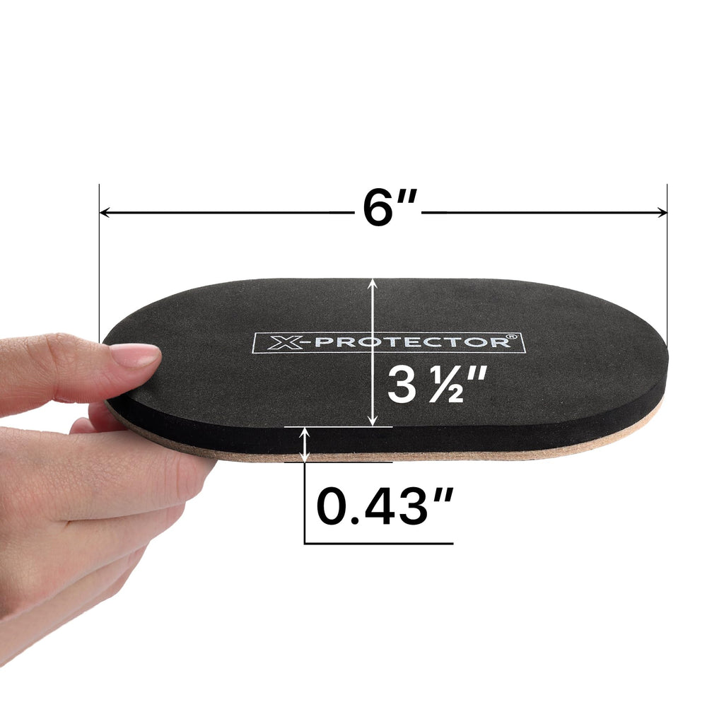 Felt Furniture Sliders for Hardwood Floors X-PROTECTOR 16 PCS 3 ½”