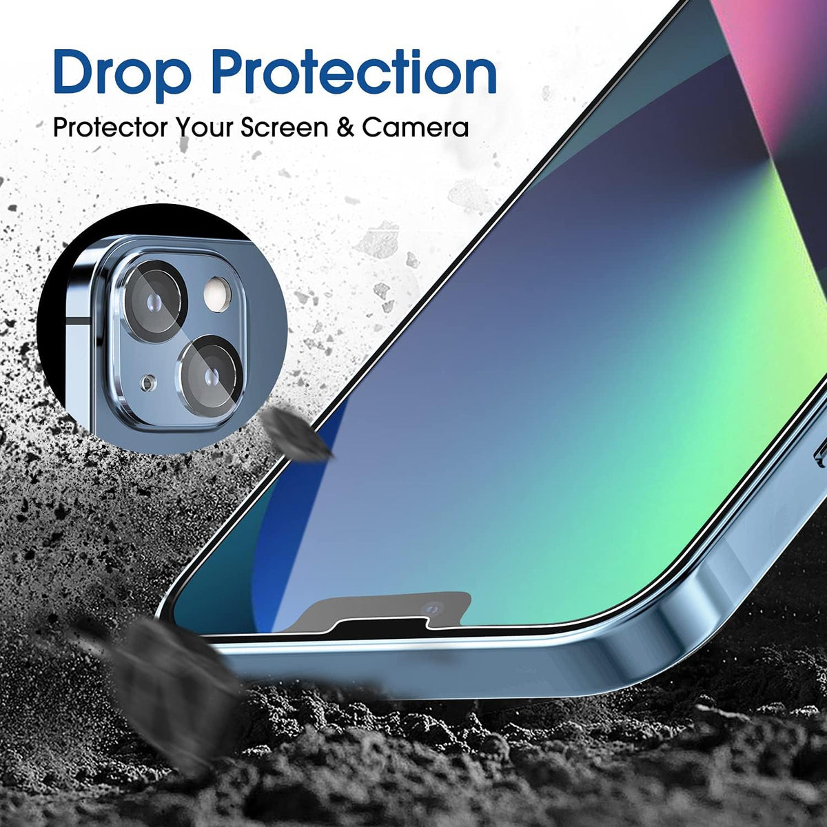 amFilm OneTouch for iPhone 17e / iPhone 16e Screen Protector Tempered Glass