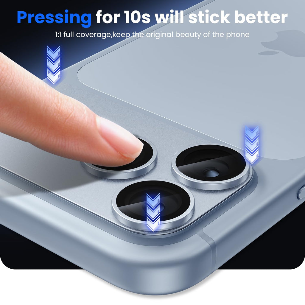 WSKEN for iPhone 17 Pro Max Camera Lens Protector - Military Grade Design