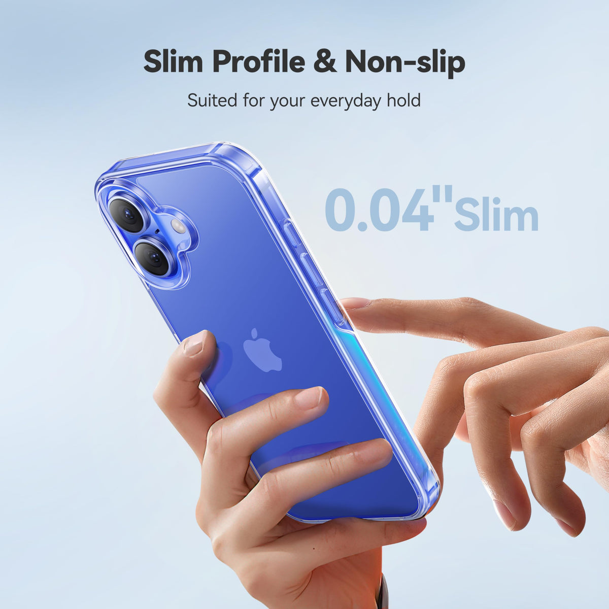 CASEKOO for iPhone 16 Smooth Crystal Clear Case, Patented Anti-Yellow