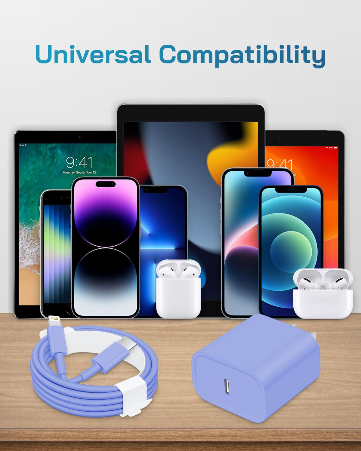CXX 20W Fast Charger for iPhone 14/13/12 [3-Pack, MFi Certified]
