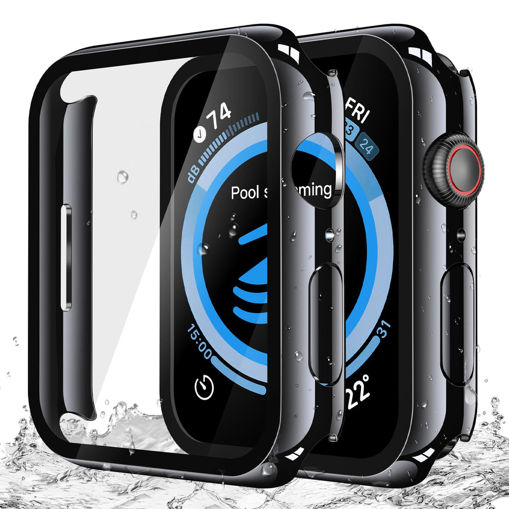 Misxi 2-Pack Waterproof Case for 41mm Apple Watch Series 9/8/7