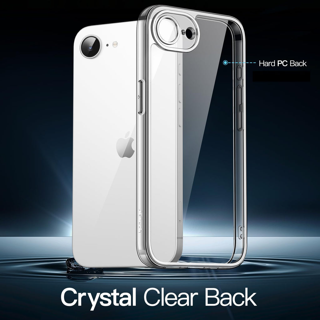 JETech Case for iPhone 16 Pro, Anti-Yellowing, Natural Titanium