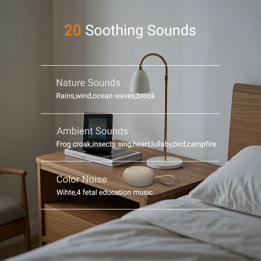 Portable Baby Sound Machine & Essentials for Babies & Kids-Blue