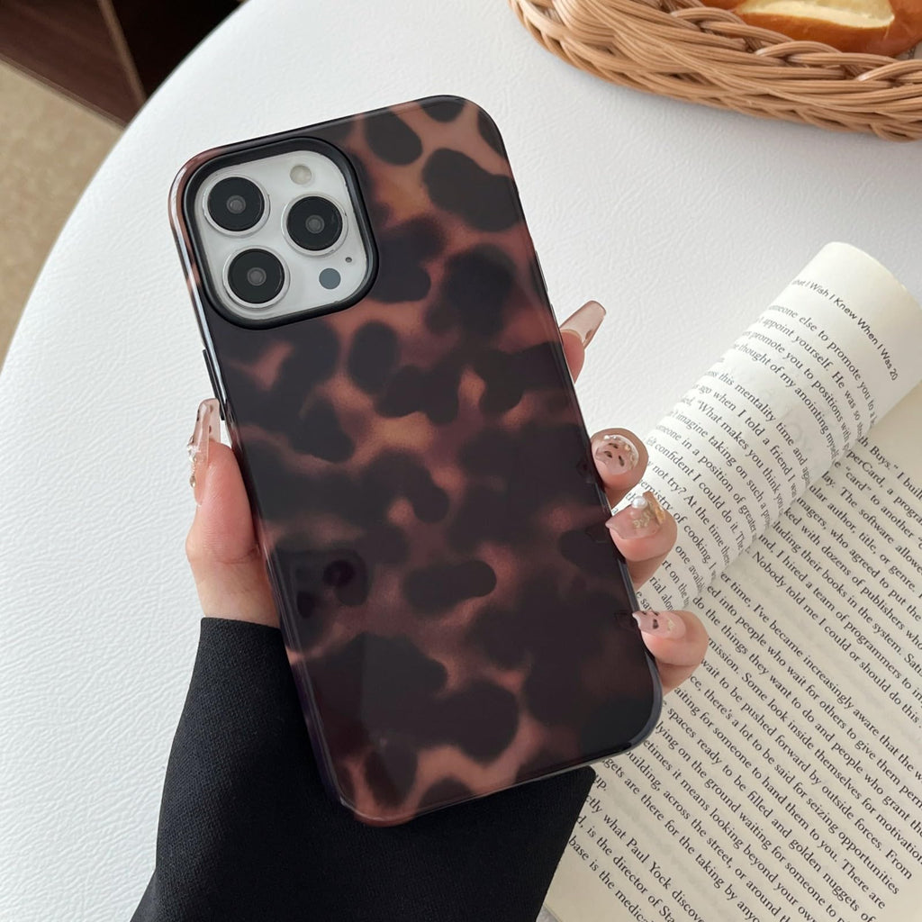 Longlayss Compatible with iPhone 16 Pro Case Tortoise Shell Phone Case