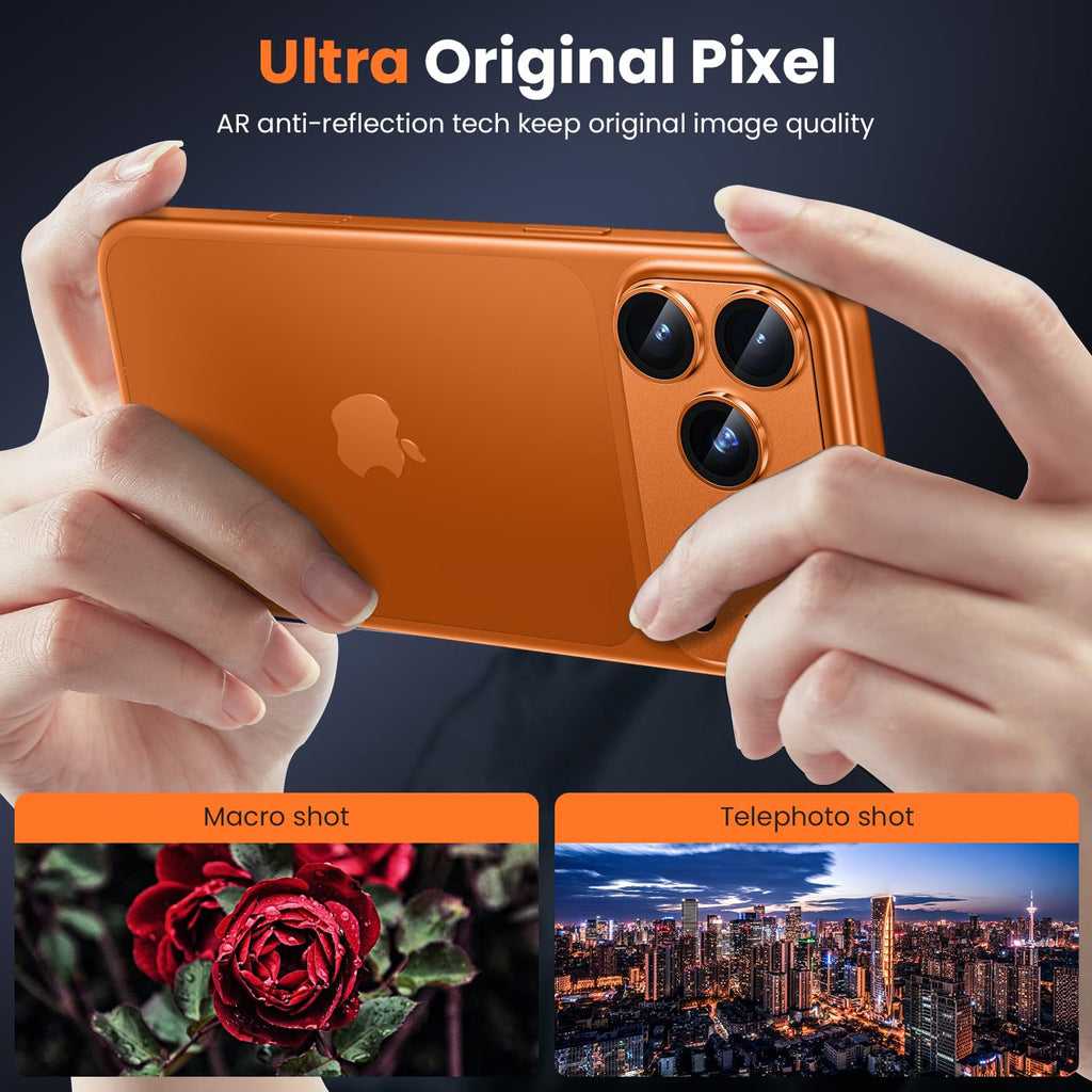 WSKEN for iPhone 17 Pro Max Camera Lens Protector - Military Grade Design