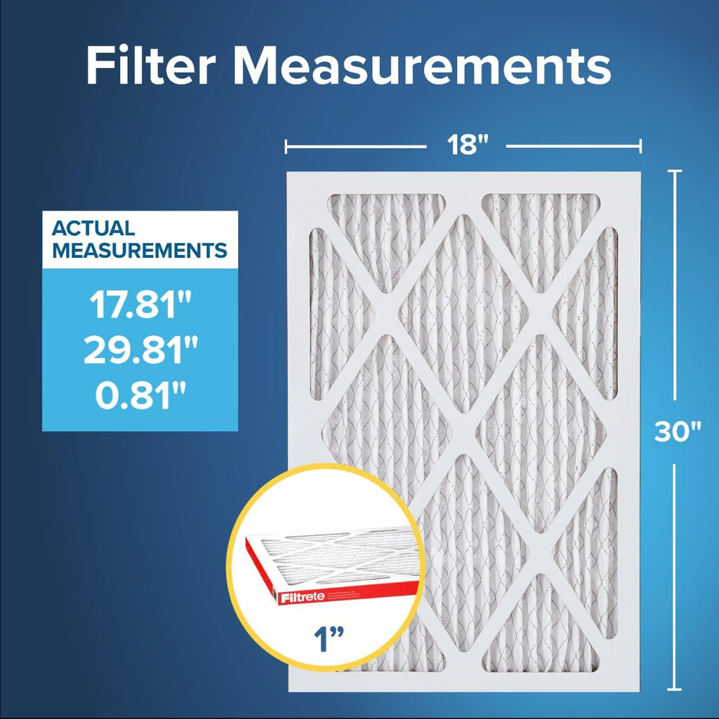 Filtrete 20x25x1 Air Filter, MERV 11, MPR 1000, 2 HVAC Filters