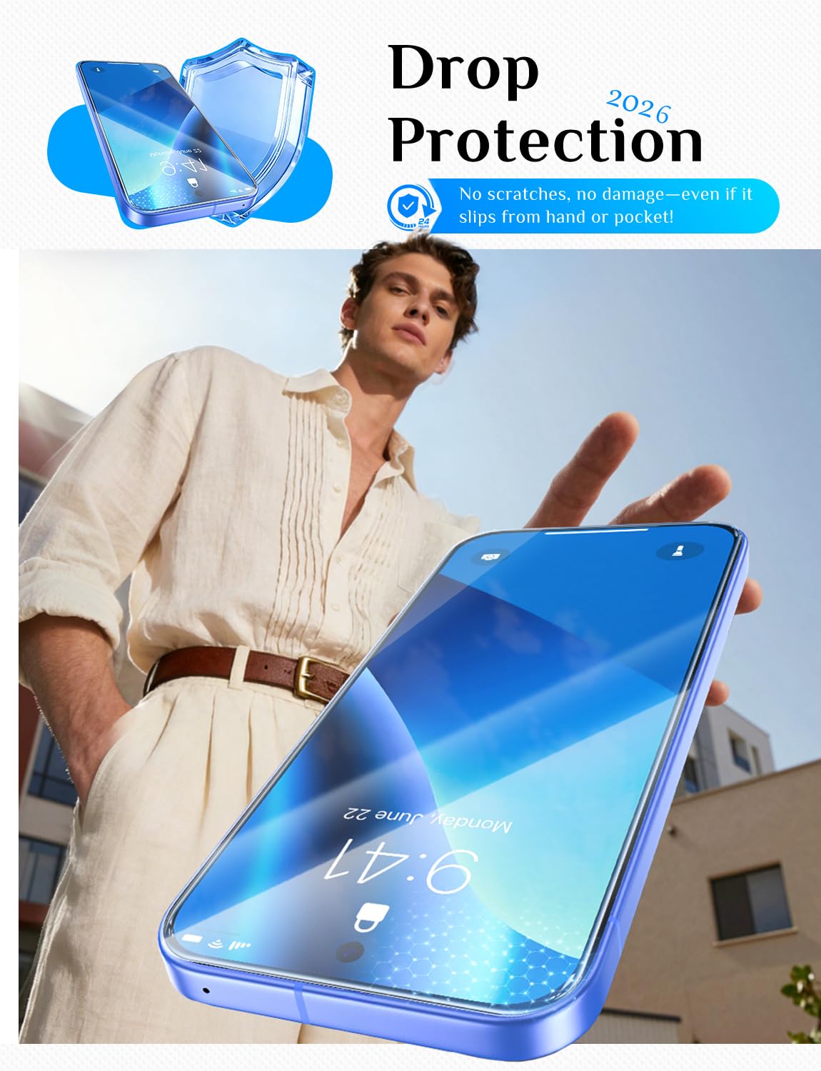 MAGIC JOHN for iPhone 18 Pro Max Screen Protector Easy Installation