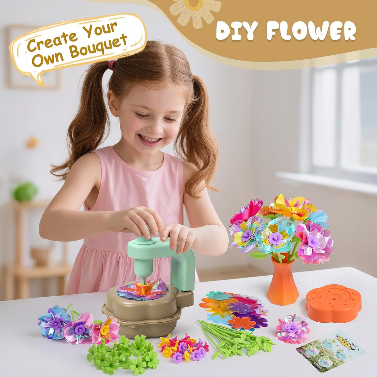 Scvcid Arts and Crafts for Girls Aged 3-12, Includes Extra Accessory Set
