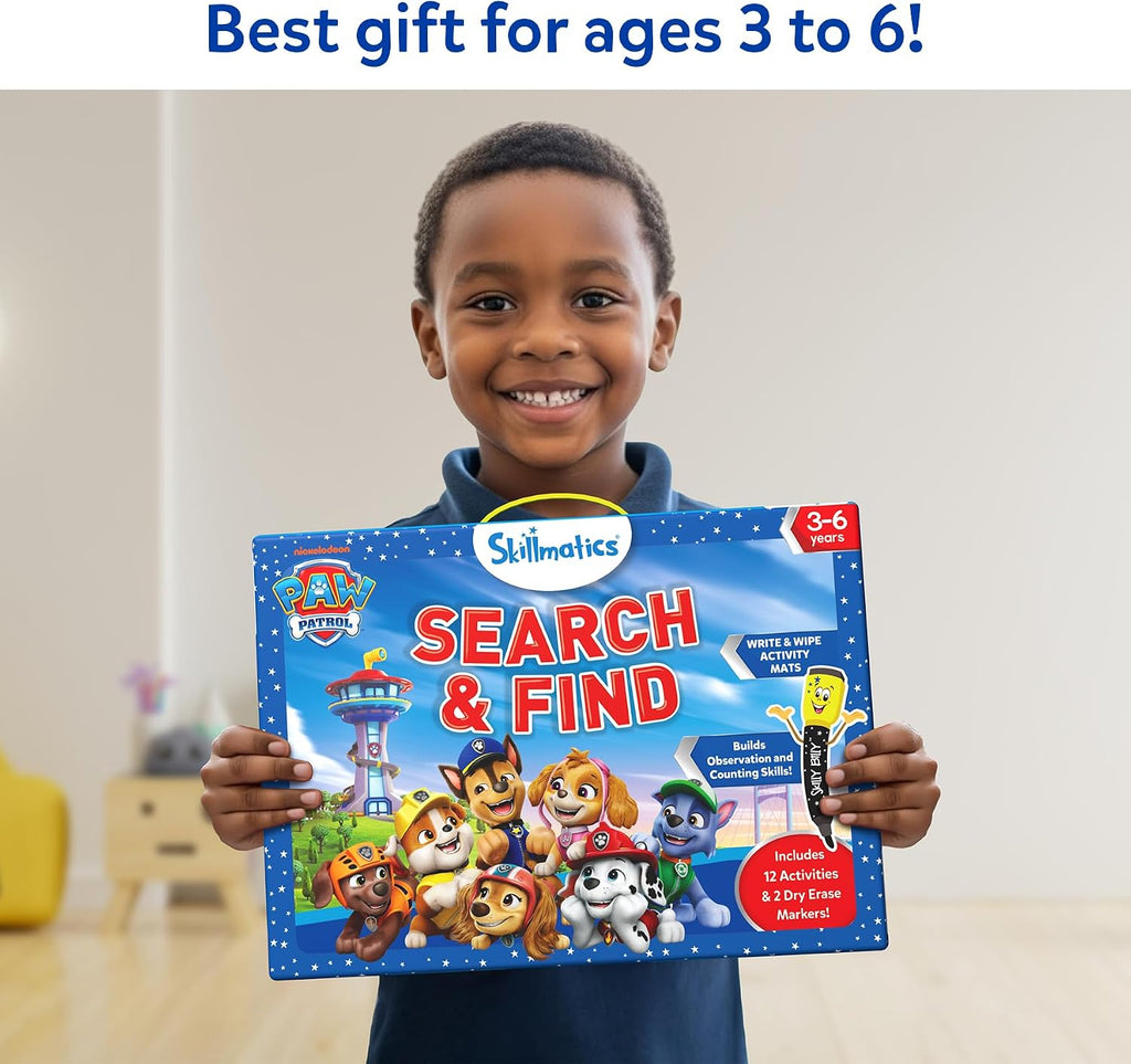 Skillmatics Search and Find – PAW Patrol, Preschool Activity, Gift for Kids