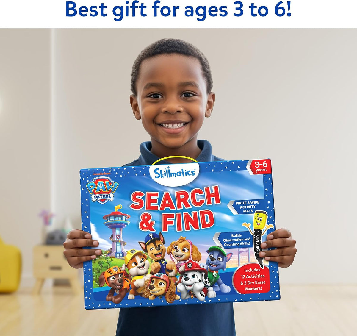 Skillmatics Search and Find – PAW Patrol, Preschool Activity, Gift for Kids
