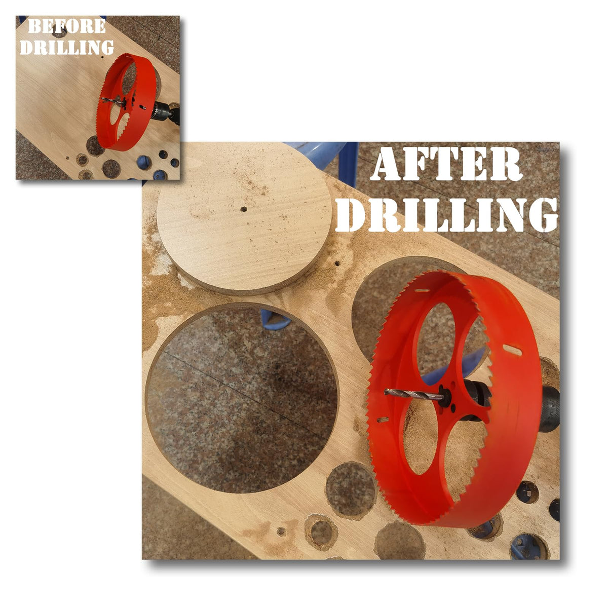 3 inch Hole Saw for Wood, Metal, Plastic & Drywall, with Arbor