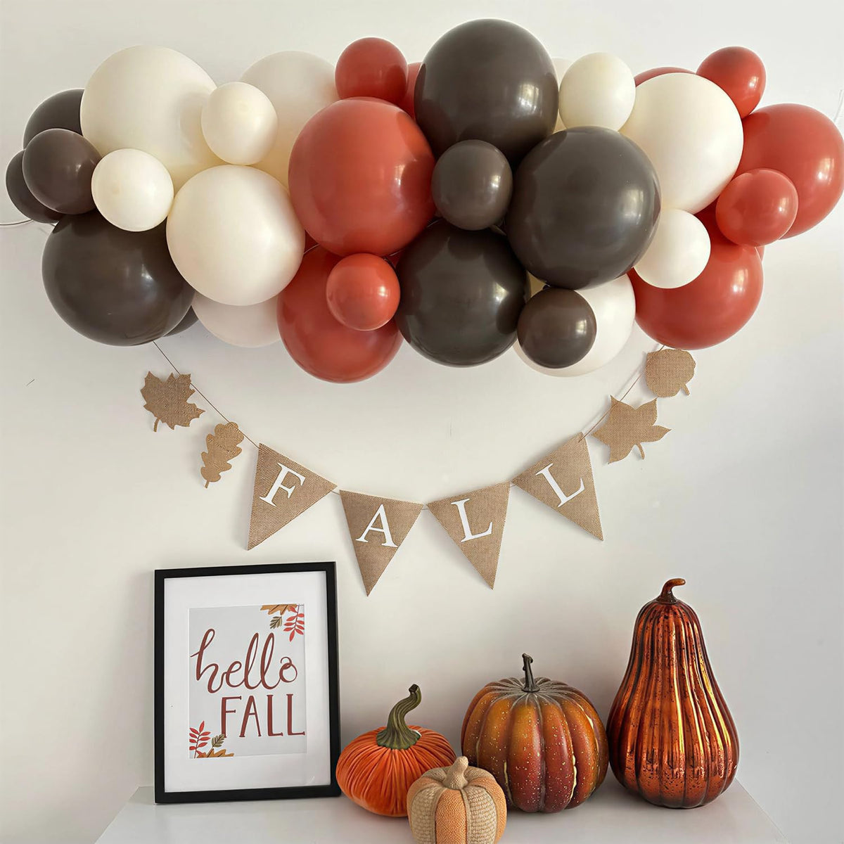Rose Gold and Black Balloons for Bridal Shower Women Birthday Decorations