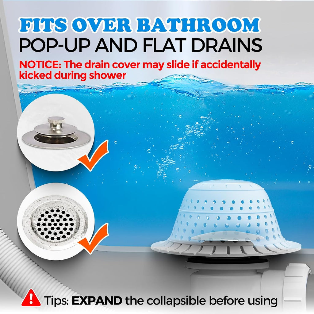 zaa Shower Drain Hair Catcher Bathtub Drain Strainer Sink Drain Protector