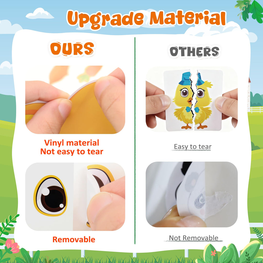 Stickers for Kids Toddler Party Favors Crafts - 48 Sheets