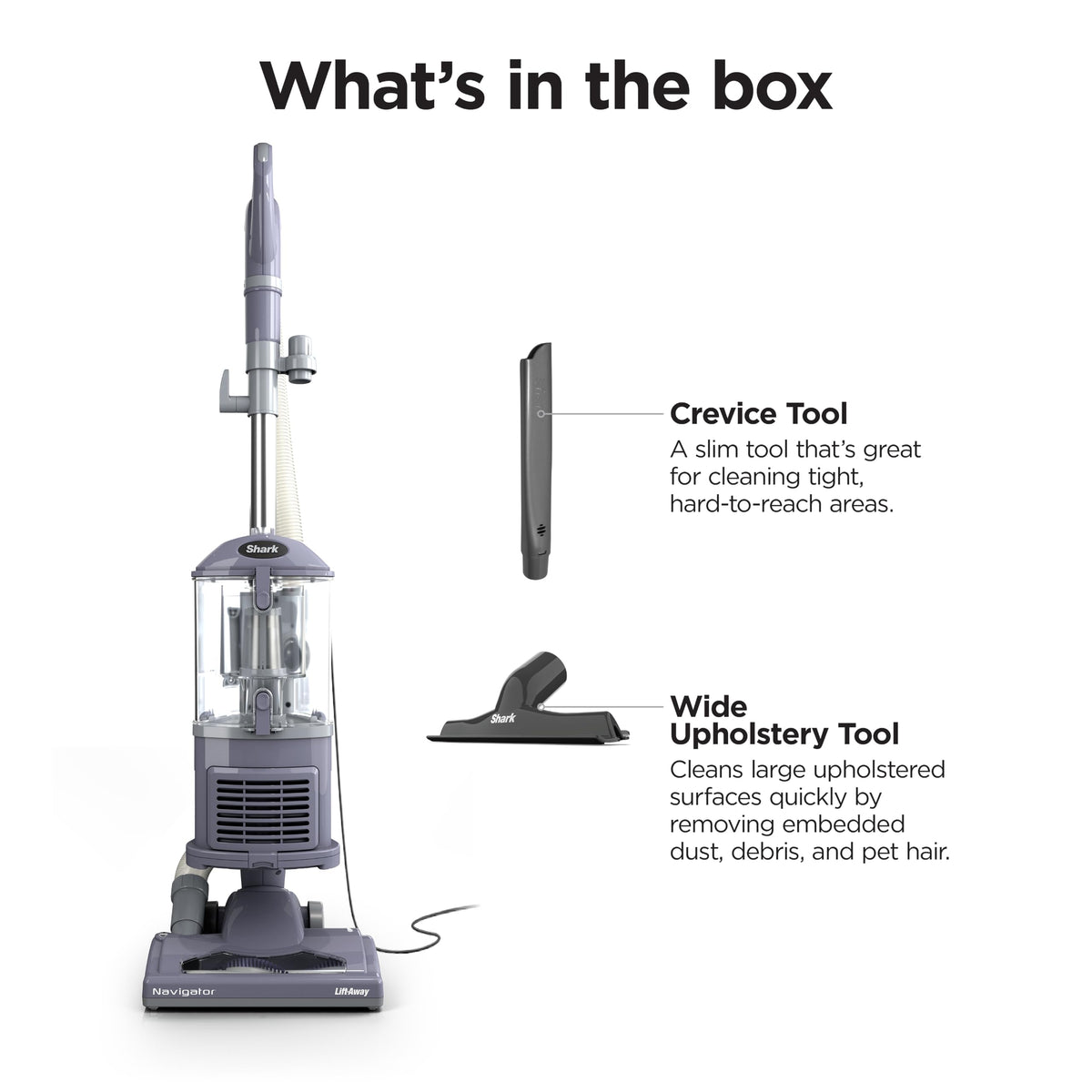 Shark Navigator Lift-Away Vacuum, HEPA, Carpet and Pet Hair, Blue, NV360
