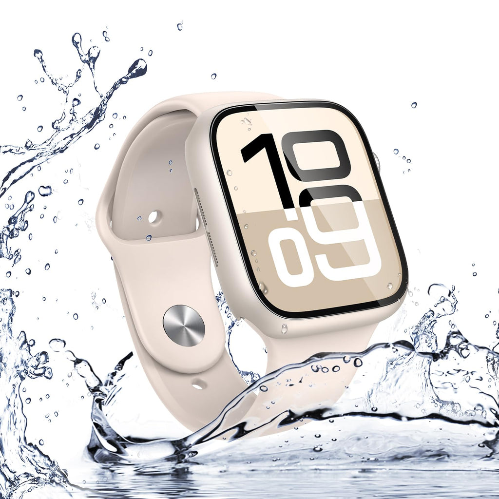 Misxi 2-Pack Waterproof Case for 41mm Apple Watch Series 9/8/7