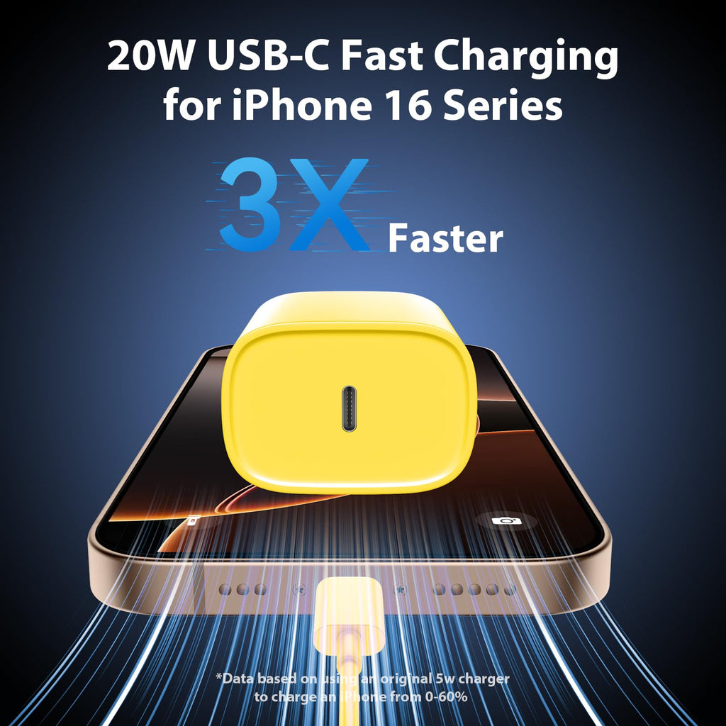 iPhone 18 17 16 15 Charger Fast Charging Type C Chargers USB C Cable 10FT