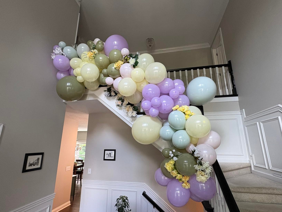 Rose Gold and Black Balloons for Bridal Shower Women Birthday Decorations