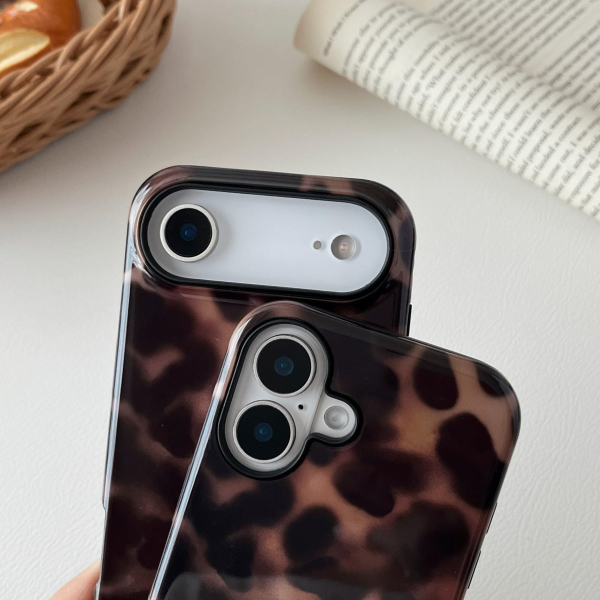 Longlayss Compatible with iPhone 16 Pro Case Tortoise Shell Phone Case