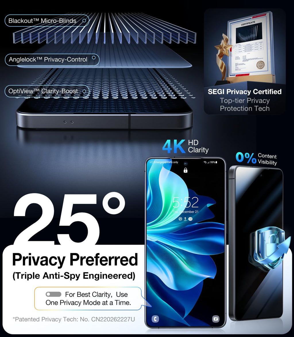 UltraGlass TOP 9H+ Armor for iPhone 14 Pro Max Privacy Screen Protector