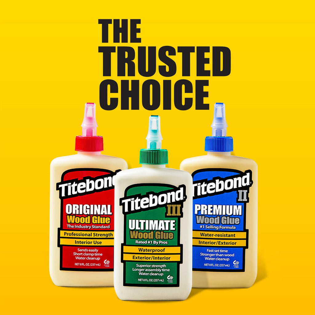 Titebond III Ultimate Wood Glue 4 Oz. – Woodworking Adhesive, Waterproof – 1412