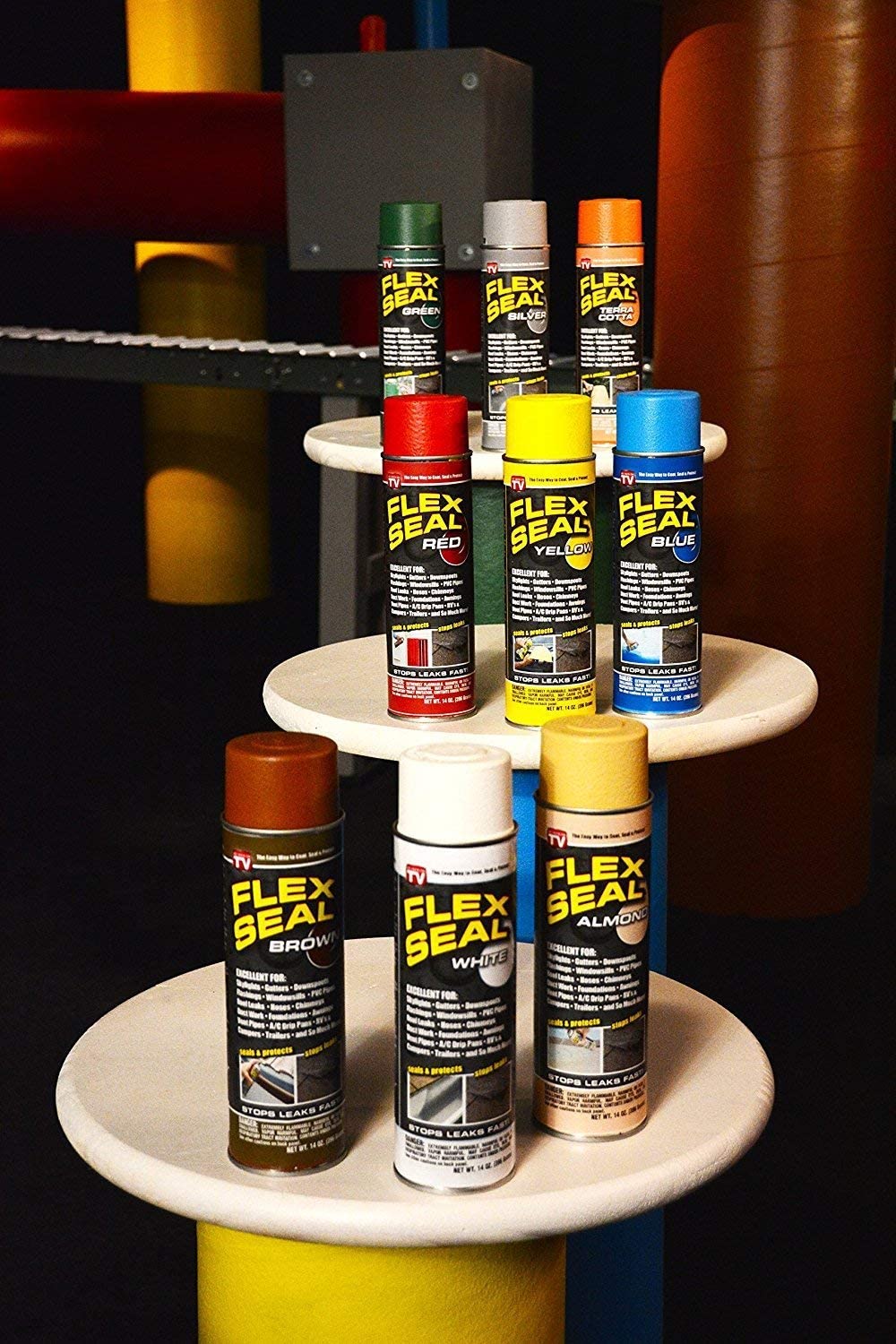 Flex Seal Spray Rubber Sealant Coating, Waterproof, Clear, 17 oz, 2-Pack