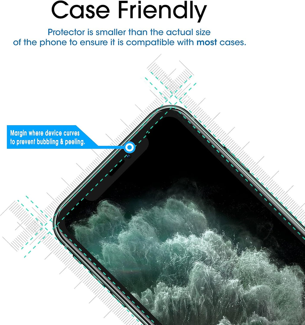amFilm OneTouch for iPhone 17e / iPhone 16e Screen Protector Tempered Glass