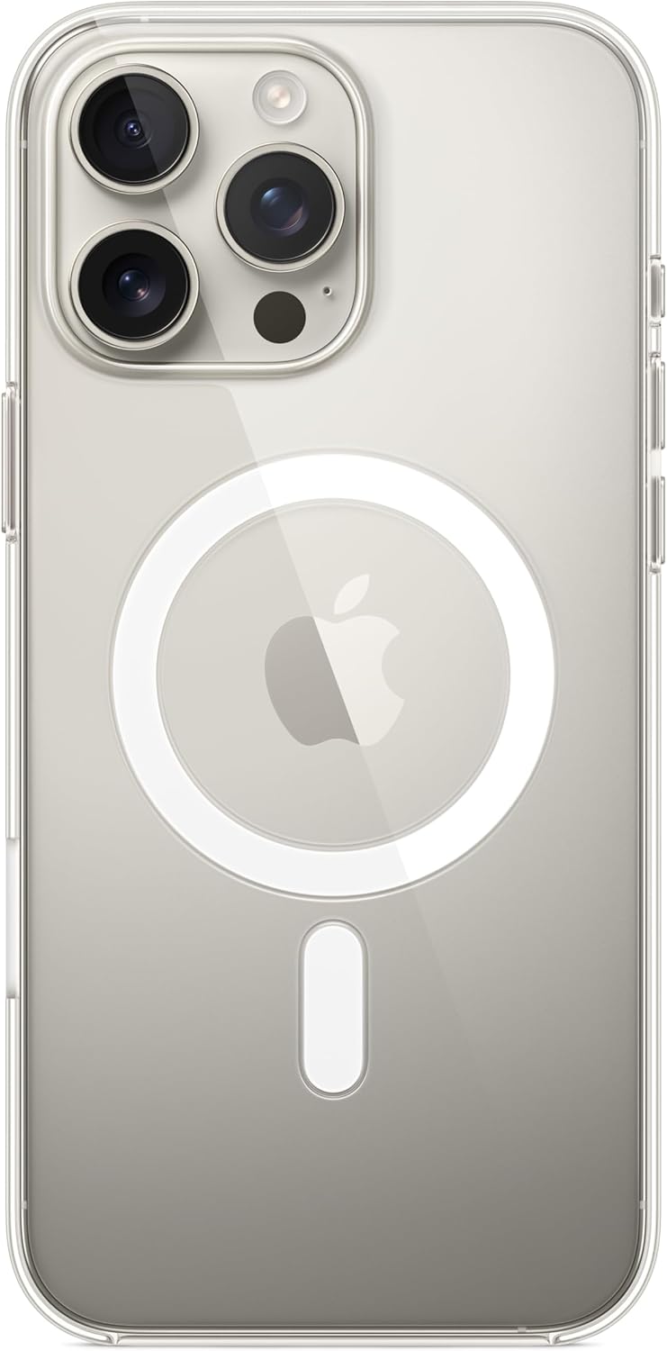 Apple iPhone 16 Pro Max Silicone Case with MagSafe and Camera Control: Lightweight Phone Case, Wireless Charging Compatible, Smooth Matte Finish, Black