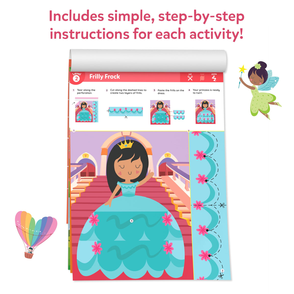 Skillmatics Snip Snip, Scissor Skills, Felt Craft Activity, Gift for Kids