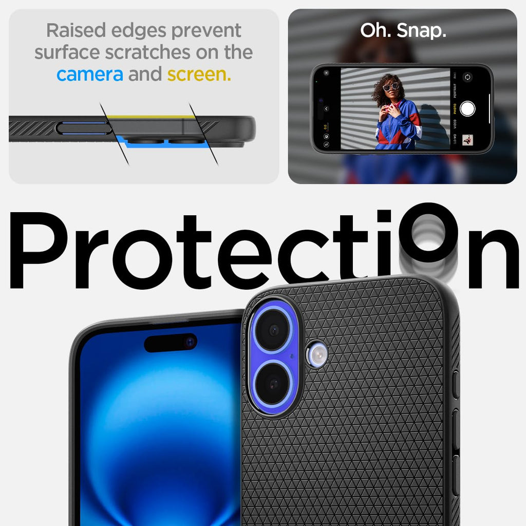 Spigen Liquid Air Designed for iPhone 13 Pro Max Case (2021) - Matte Black