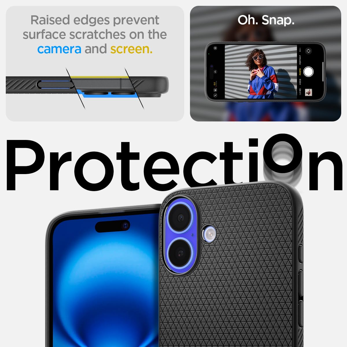 Spigen Liquid Air Designed for iPhone 13 Pro Max Case (2021) - Matte Black
