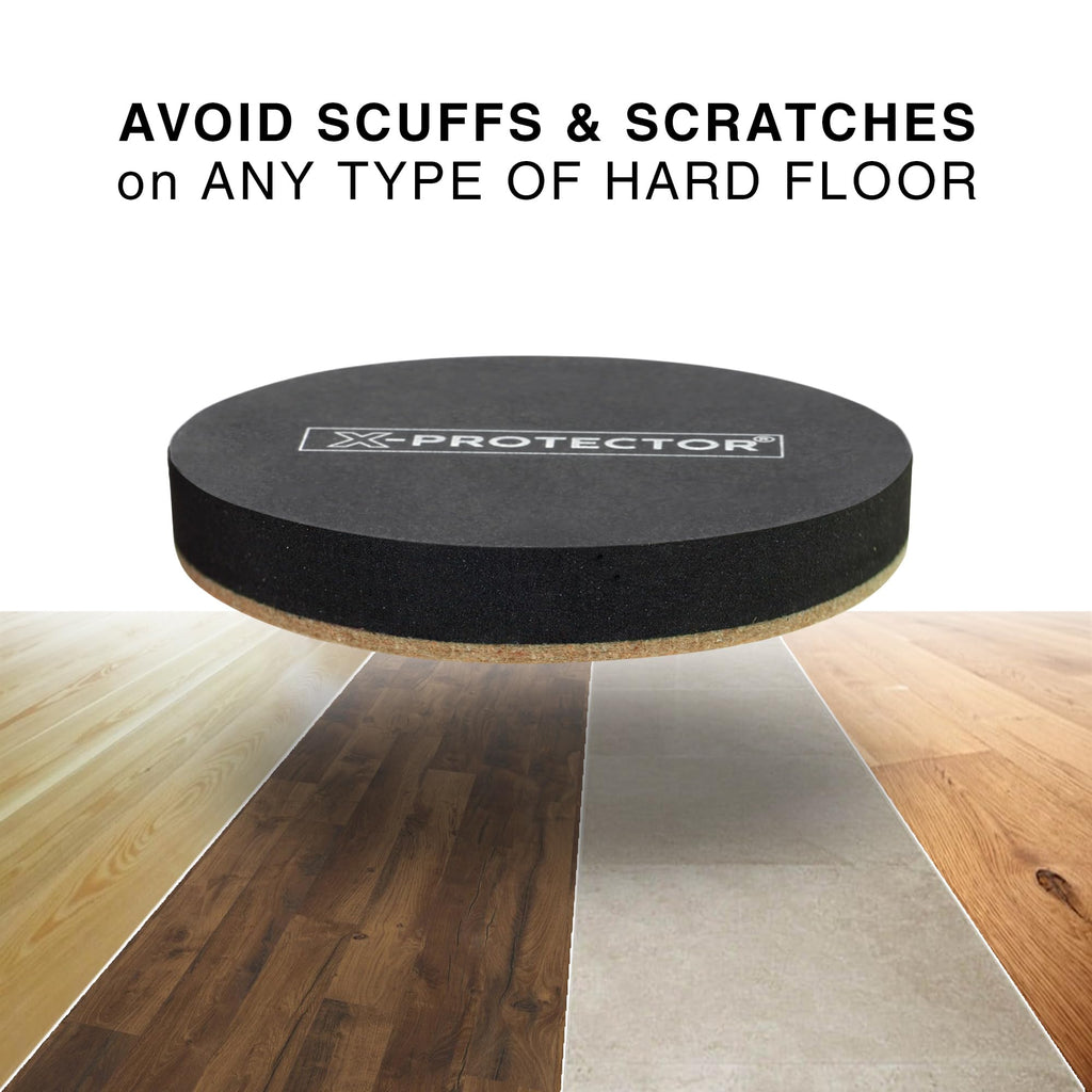 Felt Furniture Sliders for Hardwood Floors X-PROTECTOR 16 PCS 3 ½”