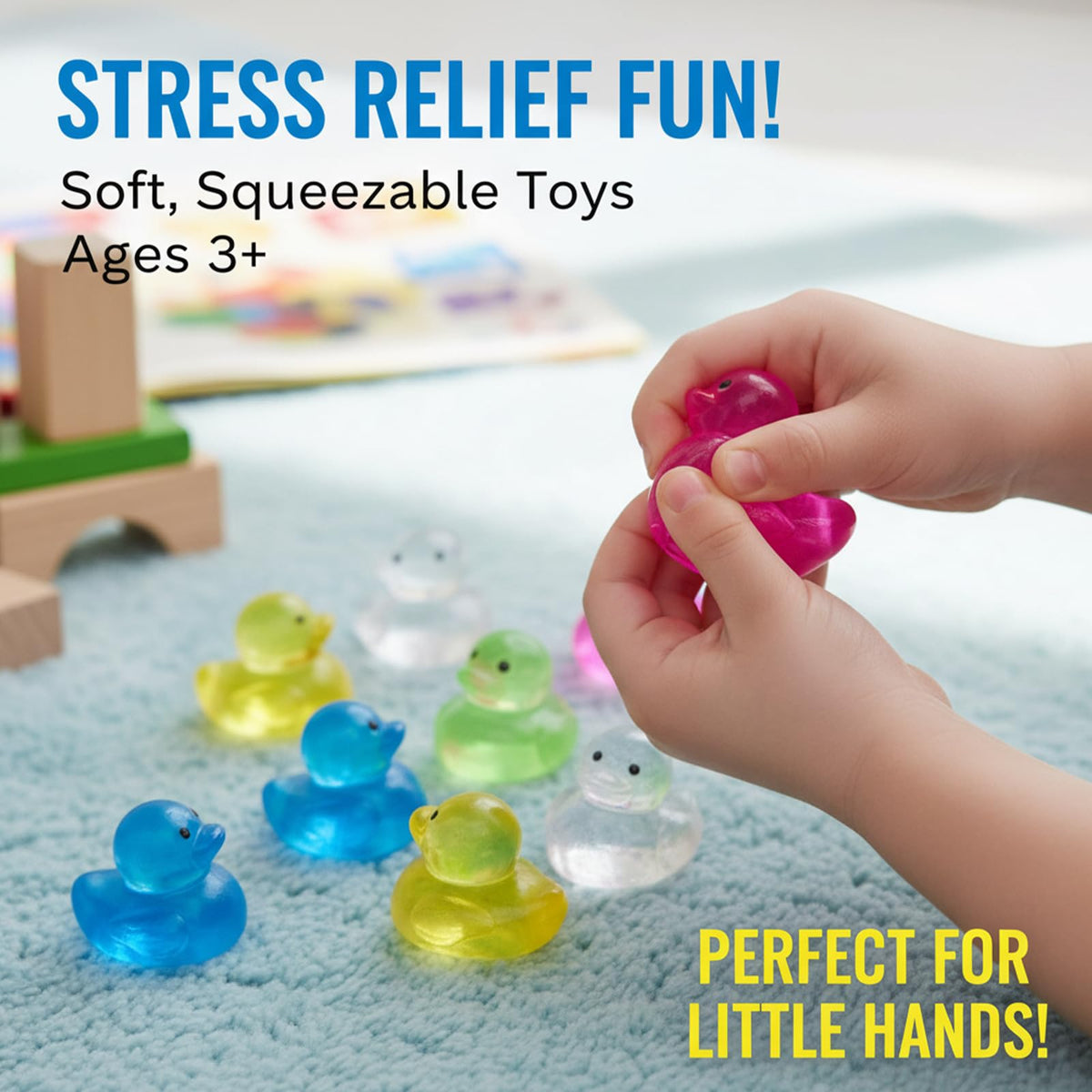 Stress Relief Toy Taba Cat Paw Toys, 24Packs Mini Squeeze Toy Paw, Handmade Soft Cute Sensory Toys, Bouncy Stretchable Springy Relaxation Toys for Children Gifts