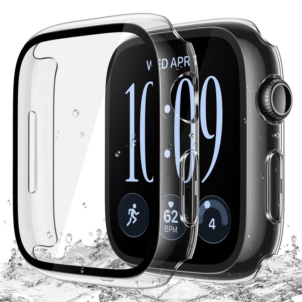 Misxi 2-Pack Waterproof Case for 41mm Apple Watch Series 9/8/7