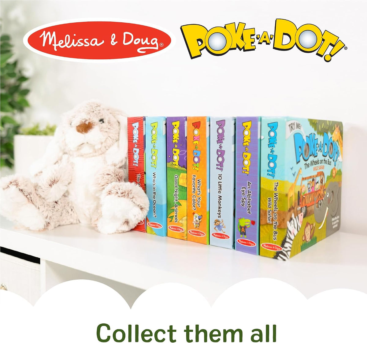 Melissa & Doug Poke-a-Dot Old MacDonald's Farm Board Book Toy