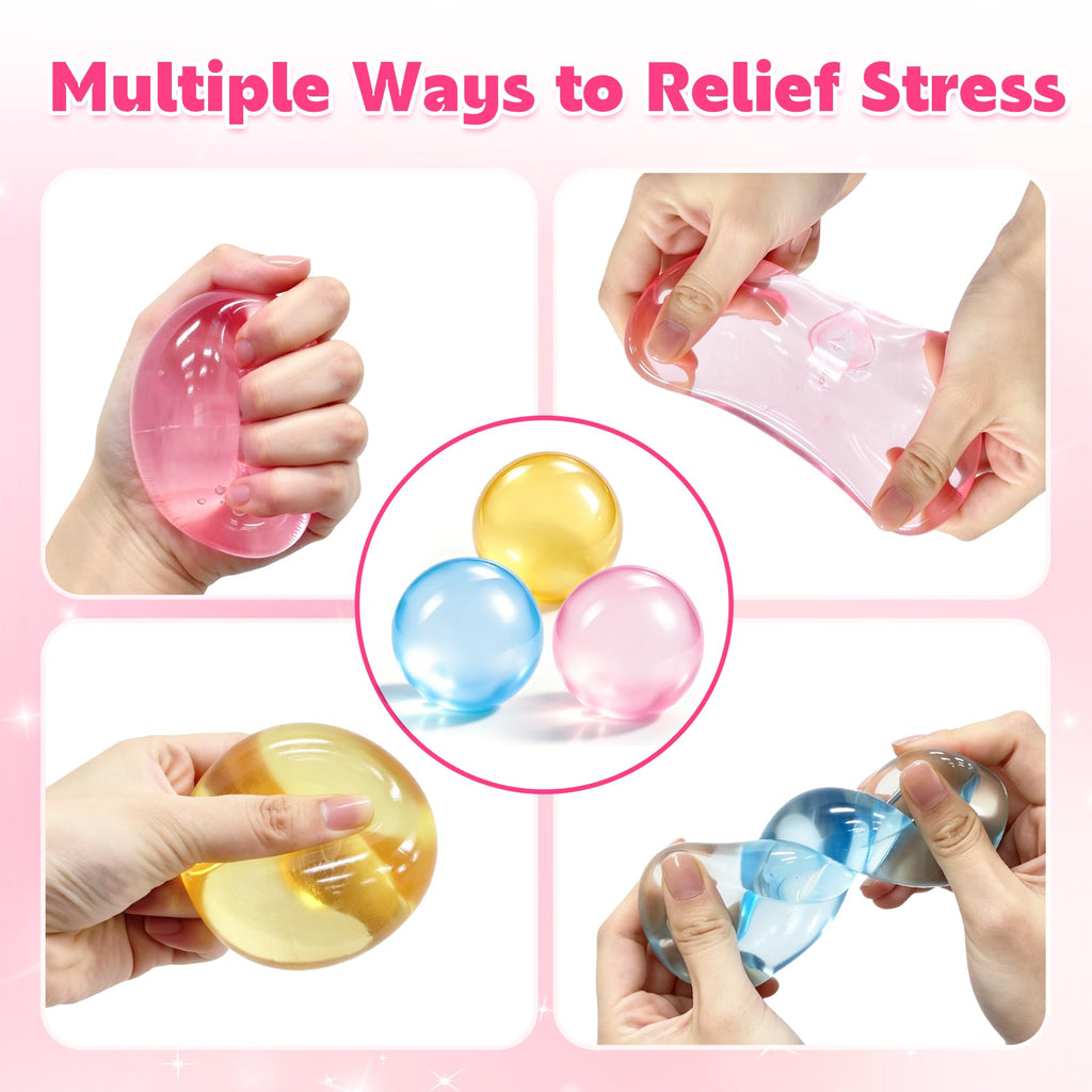 3 Pcs Coconut Oil Squishy Slow Rising Squishy Triangle Pyramid, Soft Squeeze Fidget Toy, Stress Relief Sensory Toy for Kids Party Gifts & Rewards