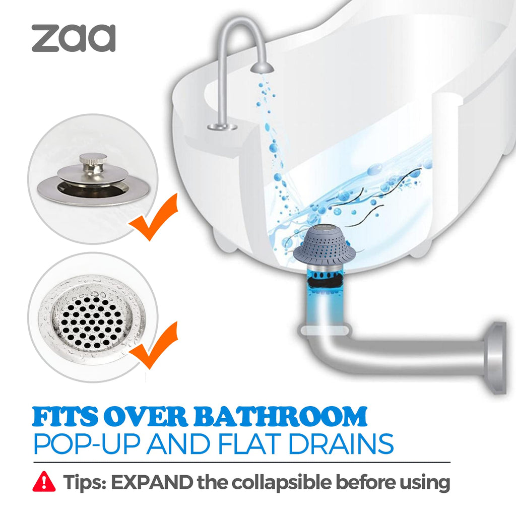 zaa Shower Drain Hair Catcher Bathtub Drain Strainer Sink Drain Protector