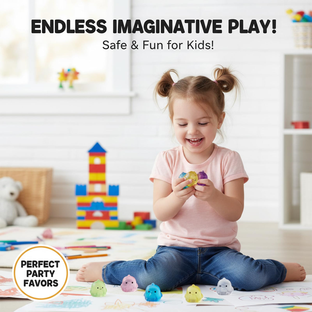 Stress Relief Toy Taba Cat Paw Toys, 24Packs Mini Squeeze Toy Paw, Handmade Soft Cute Sensory Toys, Bouncy Stretchable Springy Relaxation Toys for Children Gifts