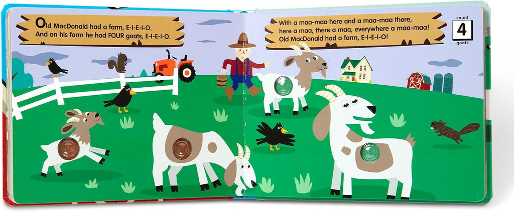 Melissa & Doug Poke-a-Dot Old MacDonald's Farm Board Book Toy