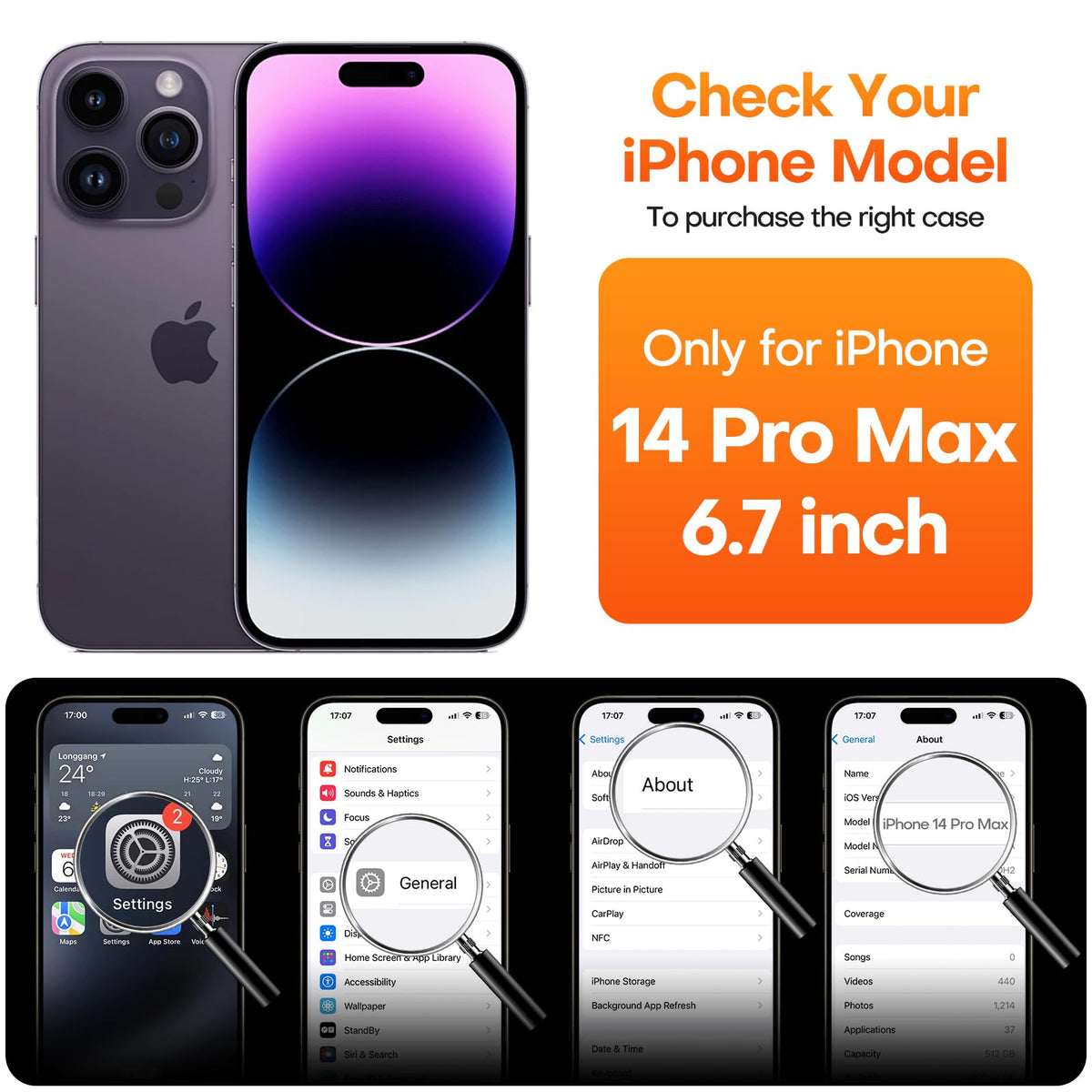 ImpactStrong Magnetic Guard Designed for iPhone 13 Case [Camera Protection] [Military Grade Drop Tested] [Compatible with MagSafe] Slim Translucent Matte Phone Case (6.1") - Black