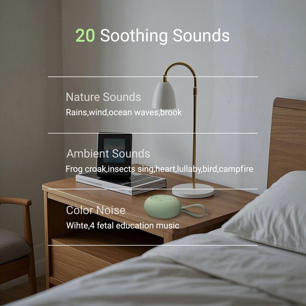 Portable Baby Sound Machine & Essentials for Babies & Kids-Blue