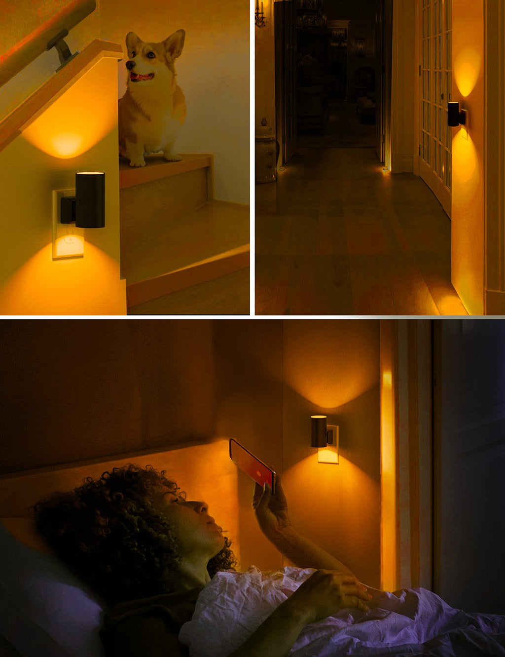 L LOHAS LED Night Light Plug in, Night Lights Plug into Wall, Soft White