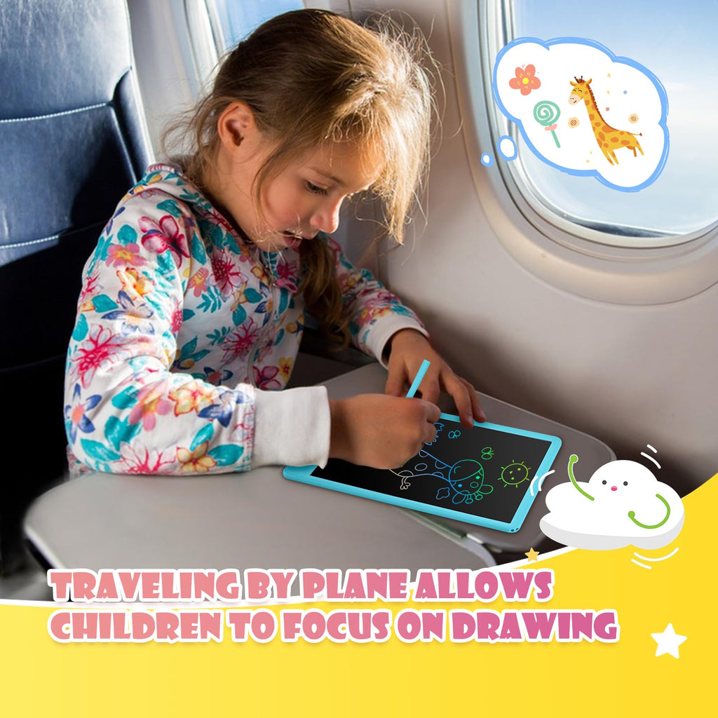 EooCoo Kids Travel Essential 12 Inch LCD Writing Tablet, 2 Pack