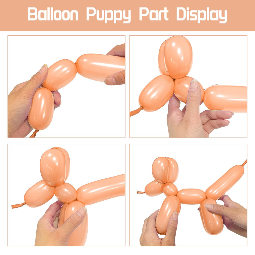 100Pcs clear 260 Balloons Clear Long Skinny Latex Balloon for Animal Ballons, Premium Quality Balloons for Beginners Baloons Making Kid's Carnivals Party Decoartion