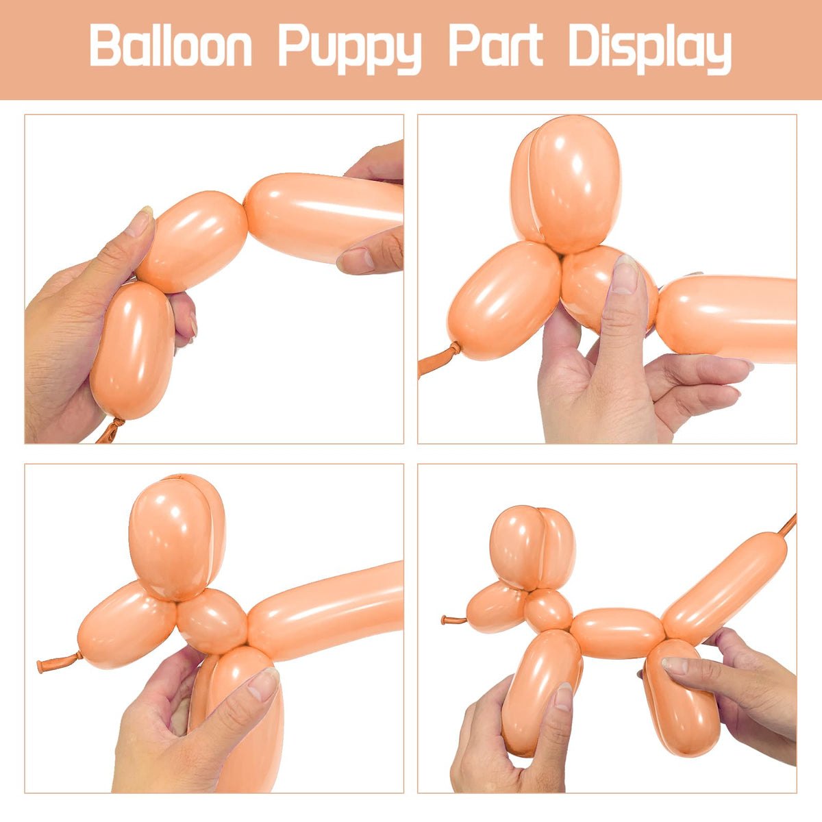 100Pcs clear 260 Balloons Clear Long Skinny Latex Balloon for Animal Ballons, Premium Quality Balloons for Beginners Baloons Making Kid's Carnivals Party Decoartion