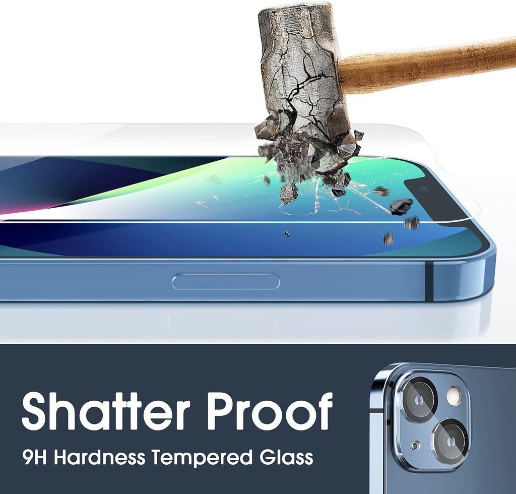 amFilm OneTouch for iPhone 17e / iPhone 16e Screen Protector Tempered Glass