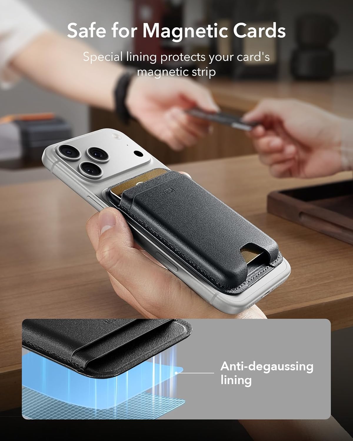 ESR for MagSafe Wallet, 5 Card Holder for Phone Case, RFID Blocking