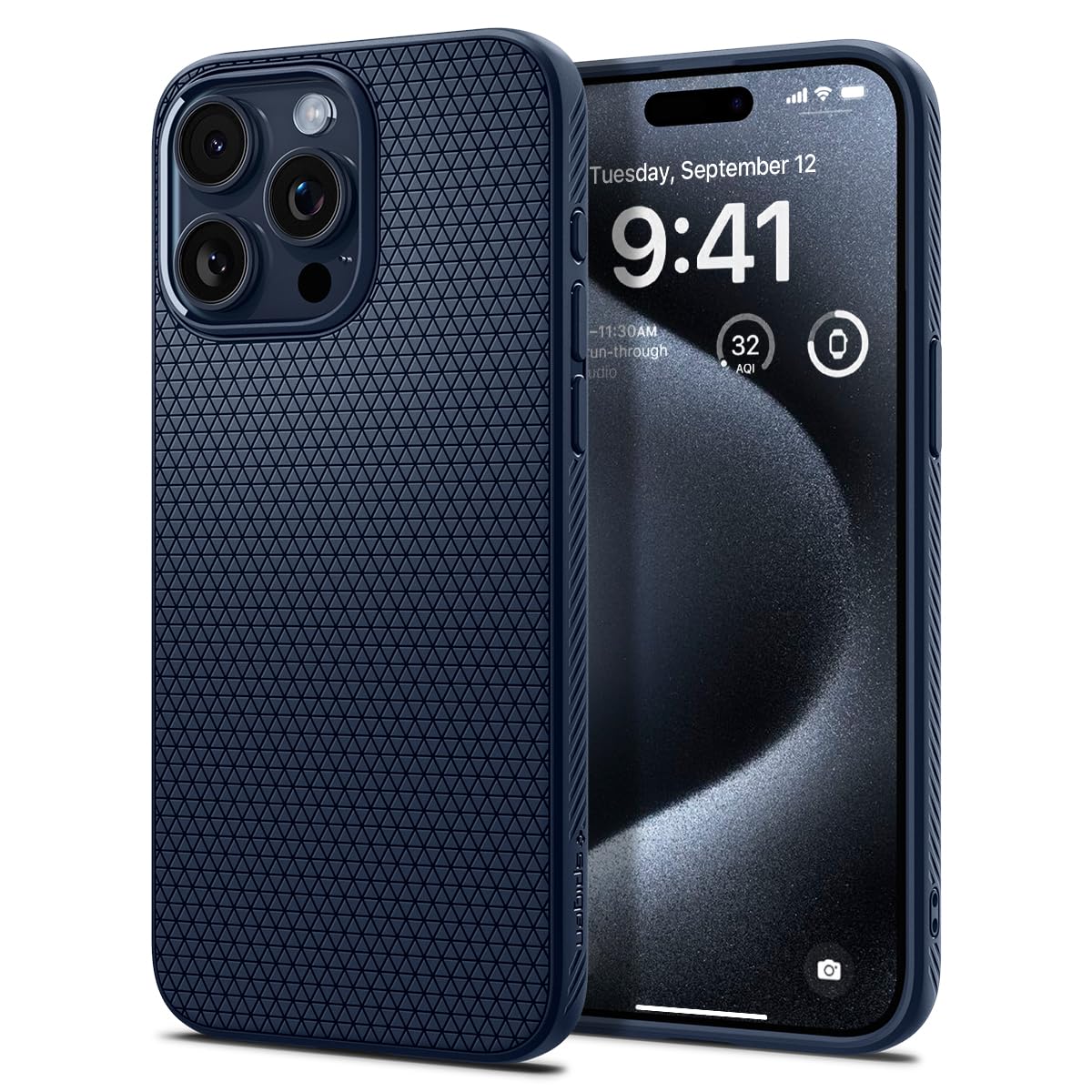 Spigen Liquid Air Designed for iPhone 13 Pro Max Case (2021) - Matte Black